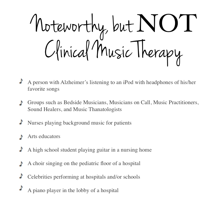 not music therapy